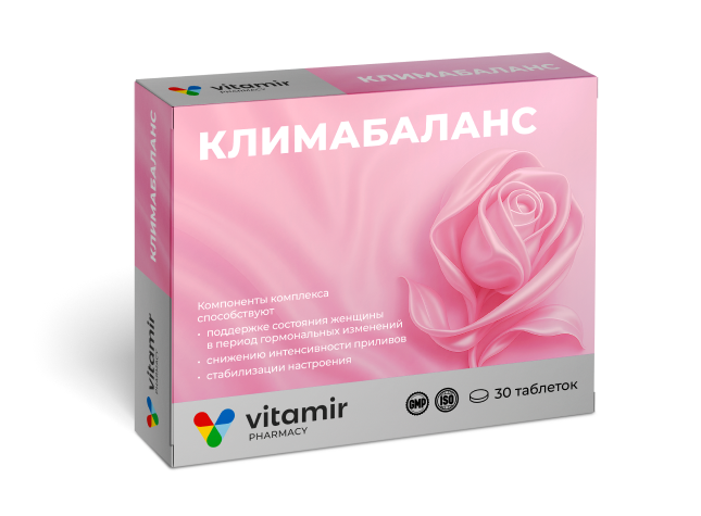 Климабаланс ВИТАМИР таб. №30 Климабаланс ВИТАМИР таб. №30