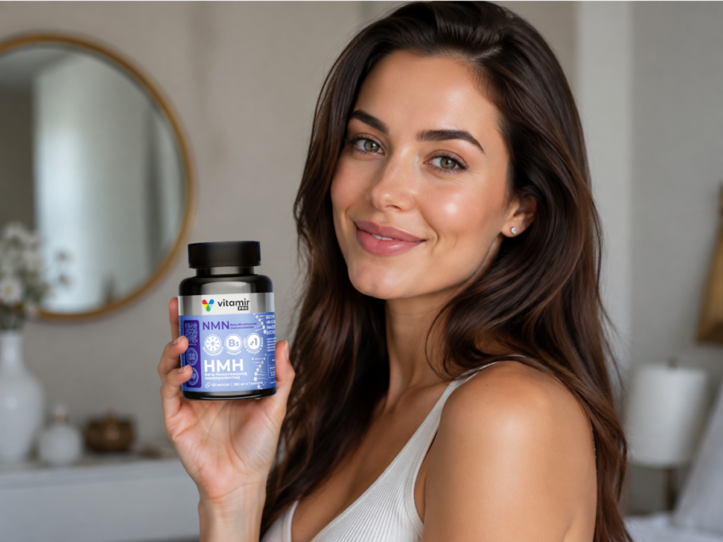 НМН Бета-Никотинамид мононуклеотид VITAMIR PRO в капсулах для антиэйдж-терапии