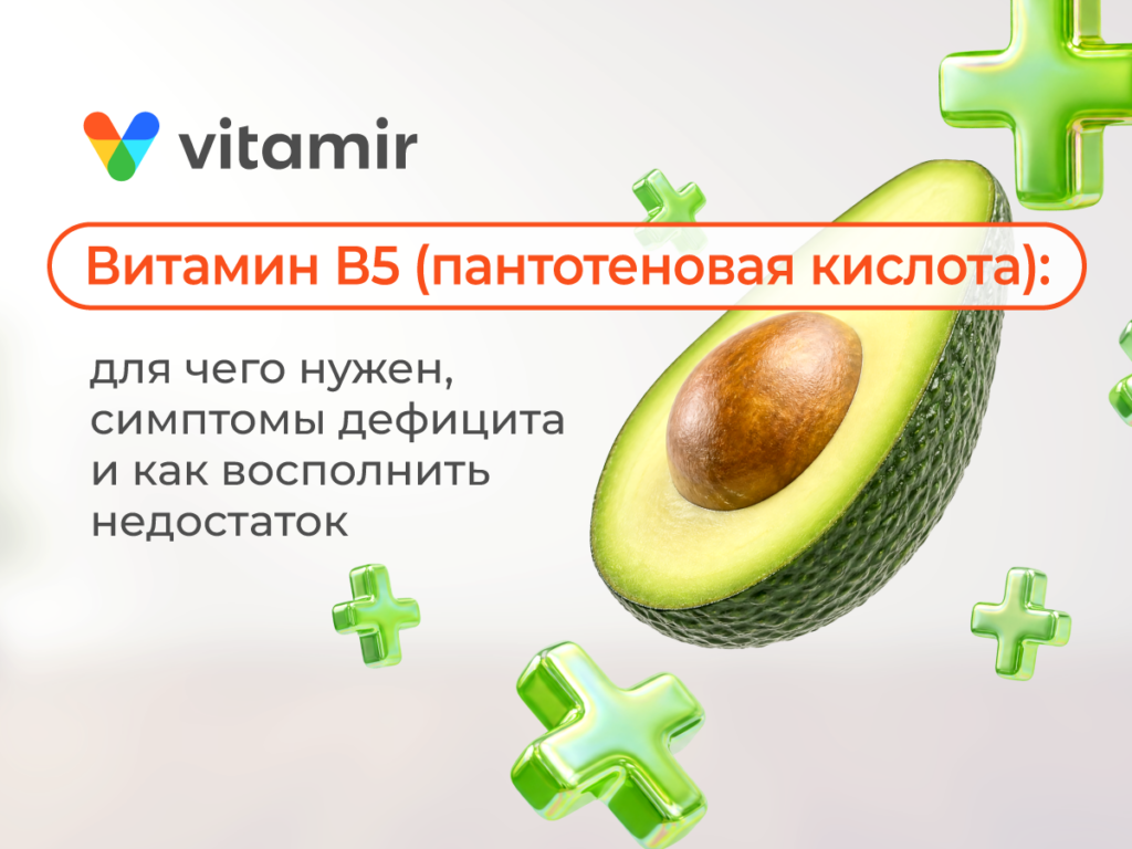 Пантотеновая кислота (витамин B5): для чего нужна, что это и как распознать дефицит